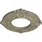 Ekena Millwork Benson Ceiling Medallion (Fits Canopies up to 4 1/8"), 9"OD x 4 1/8"ID x 5/8"P, Castle Stone Crackle CM09BNCSC - alternate 3